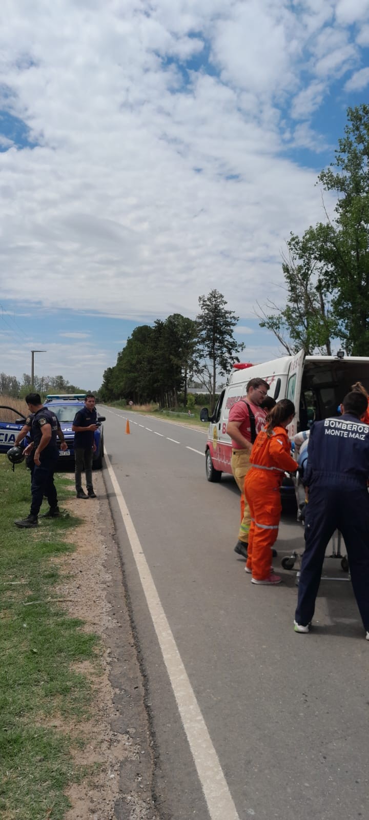 CAÍDA DE LA MOTO EN SOLITARIO