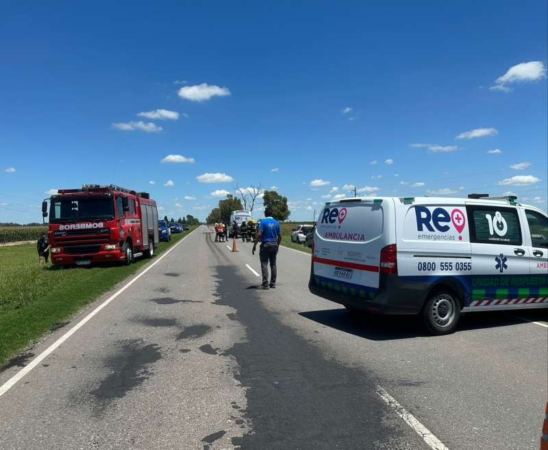 CICLISTA SUFRIÓ CAÍDA EN RUTA 6