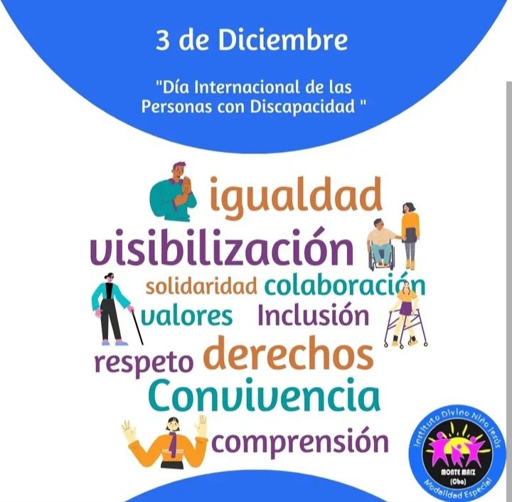 3 DE DICIEMBRE: DÍA INTERNACIONAL DE LAS PERSONAS CON DISCAPACIDAD