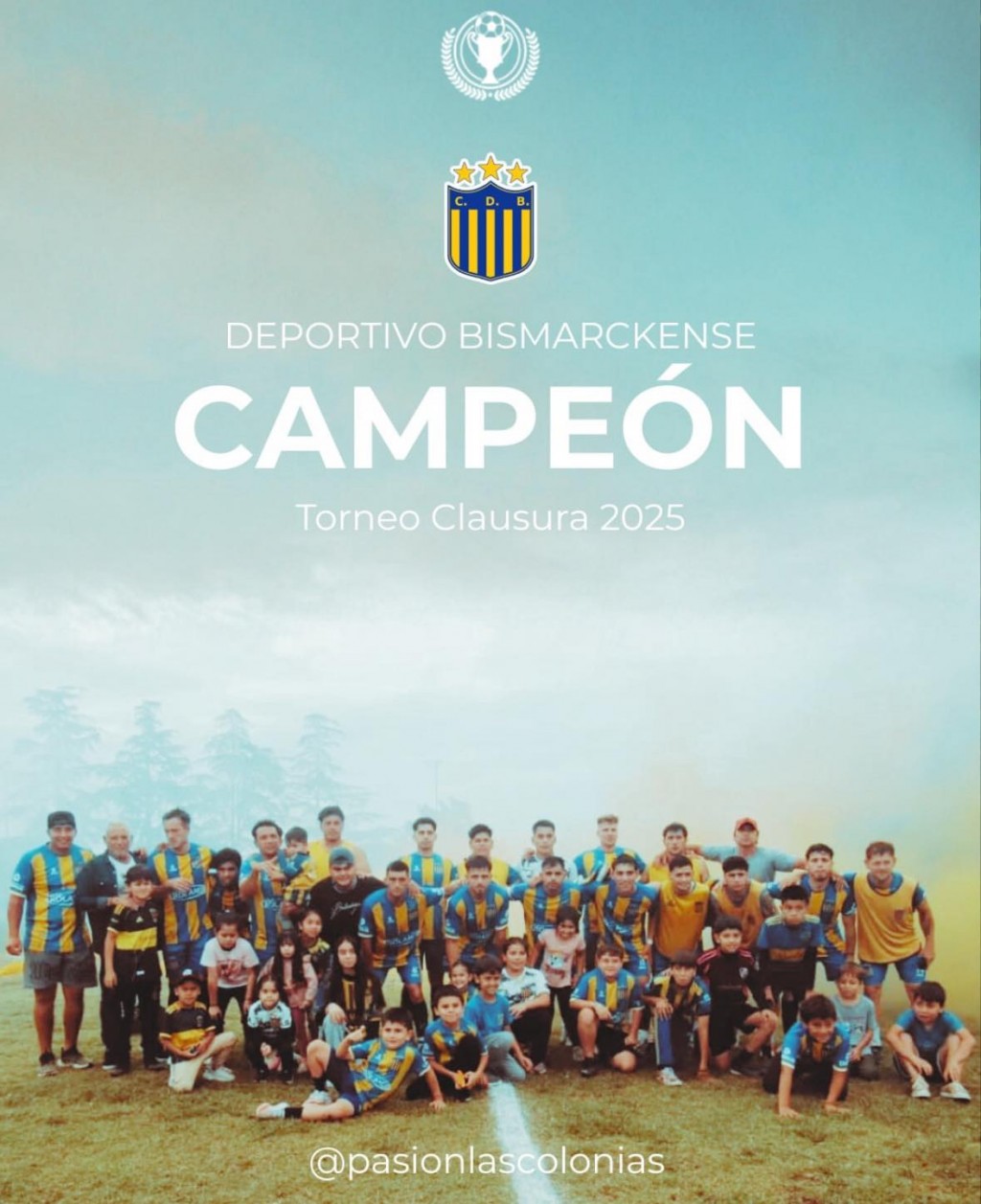 LIGA DE LAS COLONIAS: BISMARCKENSE CAMPEÓN DEL CLAUSURA