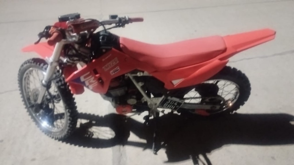 MOTO SECUESTRADA EN LABORDE