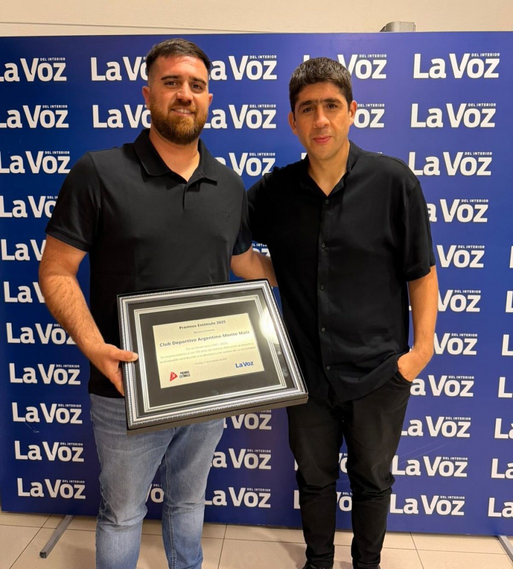 ARFENTINO FUE DISTINGUIDO POR EL DIARIO CORDOBÉS