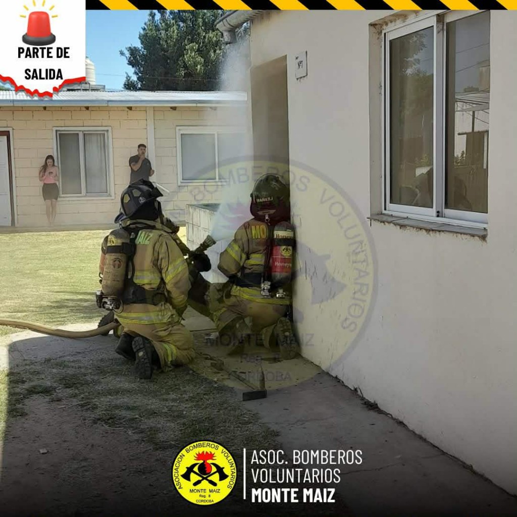 INCENDIO EN HABITACIÓN DE UN DEPARTAMENTO