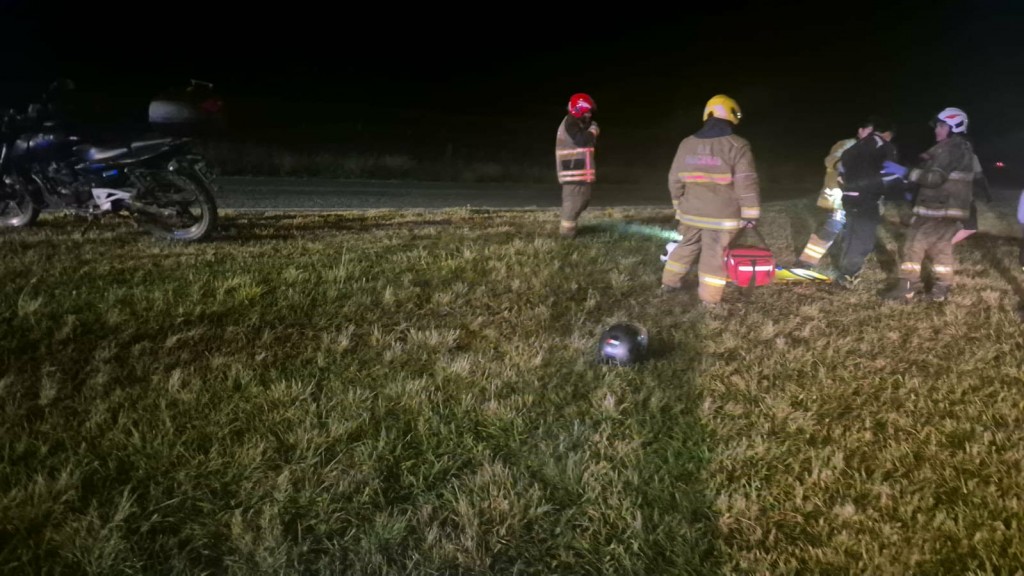 DESPISTE DE MOTO EN RTA 11