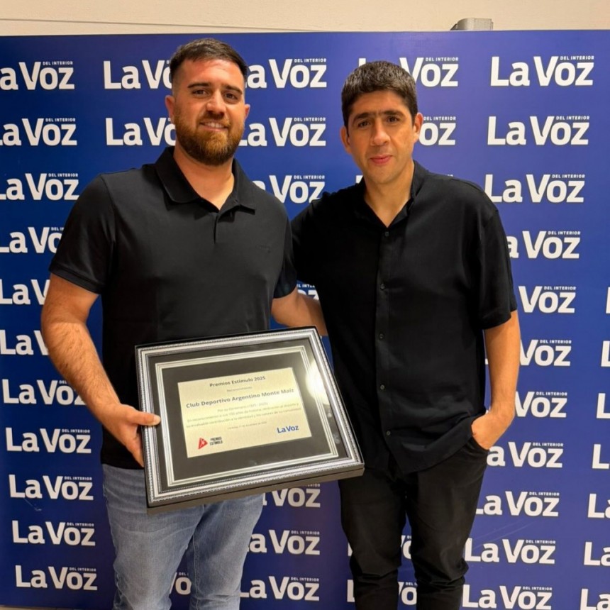 ARGENTINO FUE DISTINGUIDO POR LA VOZ DEL INTERIOR 