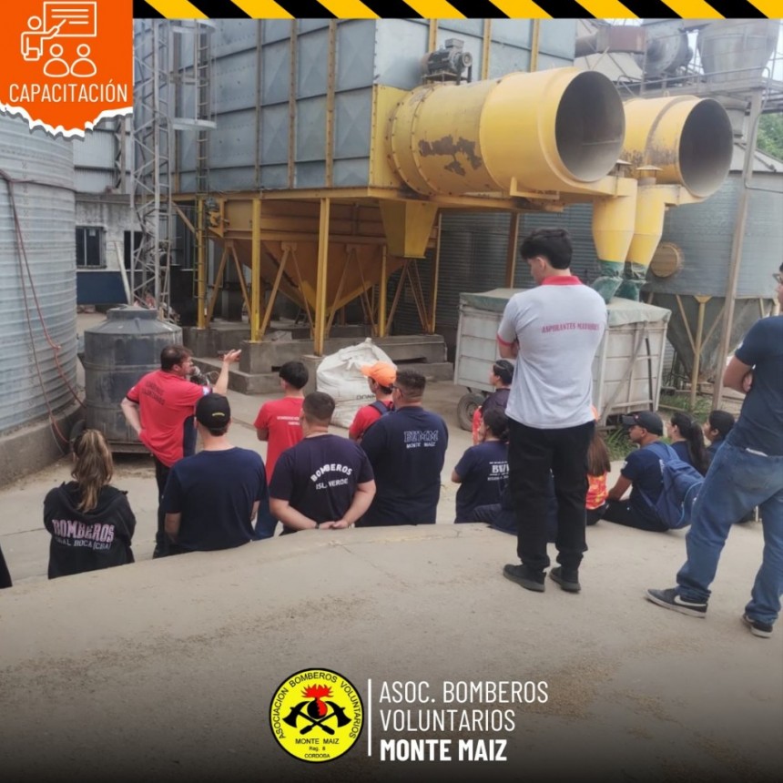 JORNADA DE CAPACITACIÓN DE BOMBEROS EN NOETINGER