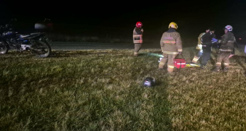 DESPISTE DE MOTO EN RTA 11