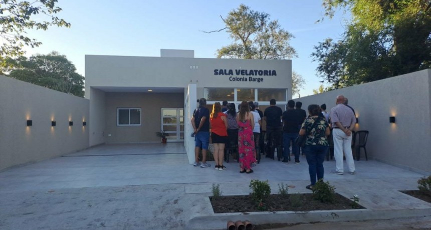 COLONIA BARGE YA TIENE SU SALA VELATORIA